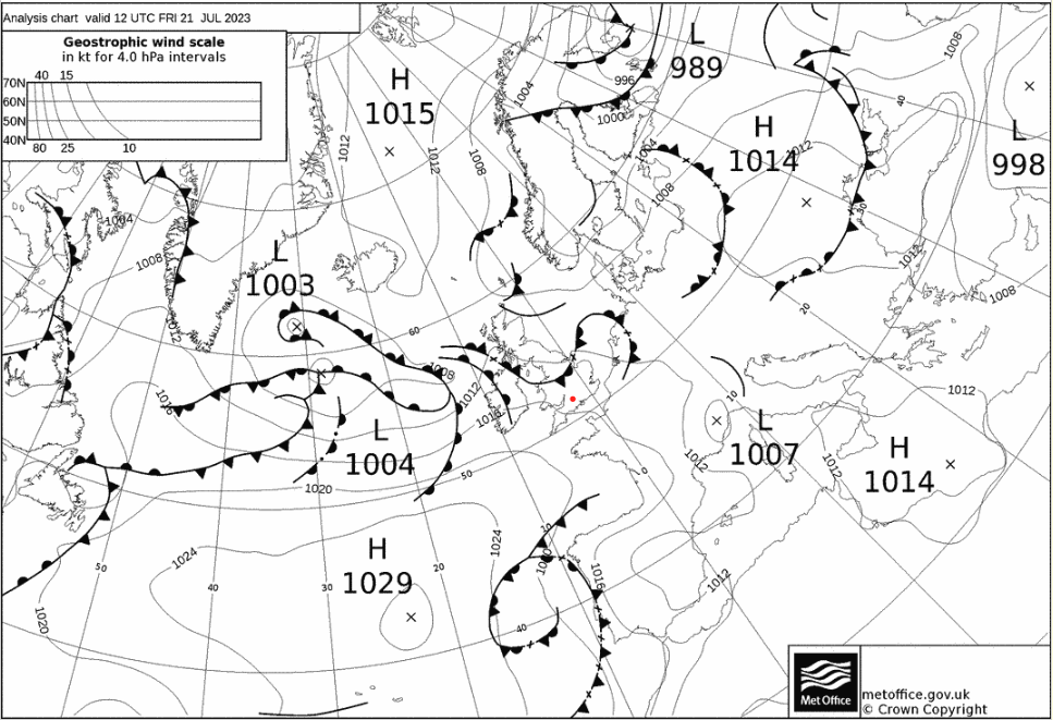 Synoptic chart